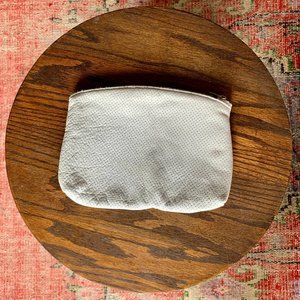 Baggu Dotted Leather Zipped Pouch, Rare